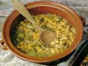 Koshari Ads Asfar (lentejas amarillas con arroz)