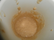 La crema de plátanos