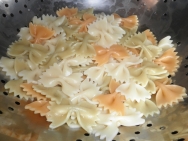 La pasta ya hervida
