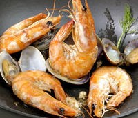Langostinos a la marinera