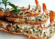 Langostinos al horno