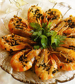 Langostinos al jerez