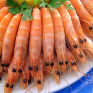 Langostinos cocidos