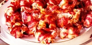 Langostinos con bacon