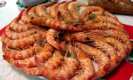 Langostinos de Sant Carles de la Ràpita cocidos