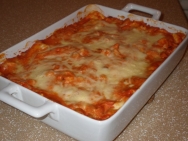 Lasaña de pescado y marisco