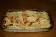 Lasaña de queso