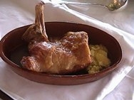 Lechazo asado