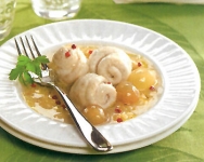 Lenguado al cava con colmenillas