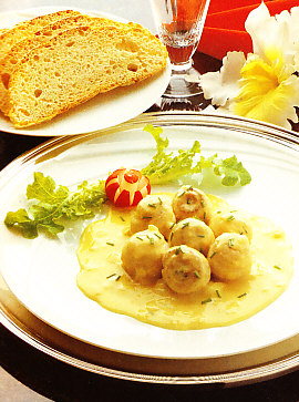 Lenguados con crema