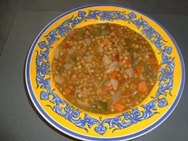 Lentejas con verduras