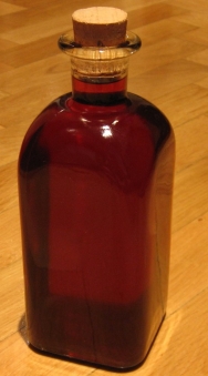 Licor de ciruelas moradas