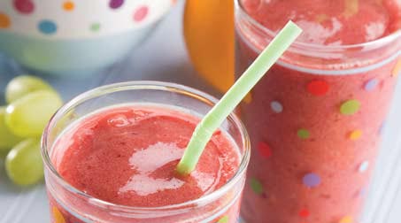 Licuado delicioso de uva