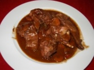 Liebre con chocolate