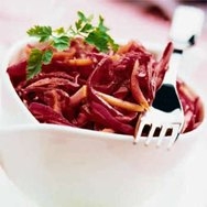 Lombarda con manzana