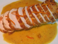 Lomo a la naranja