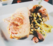 Lomo con corteza de mostaza