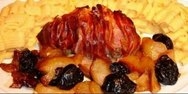 Lomo de cerdo con plátanos