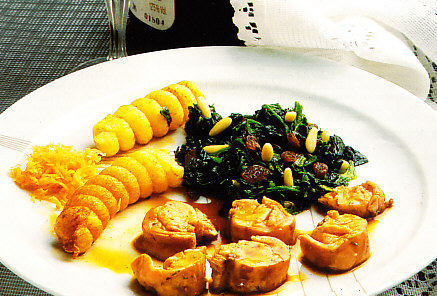 Lomo de conejo al romero