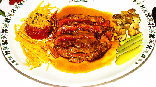 Lomo de ternera con foie rebozado
