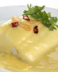 Lomos de bacalao al pil-pil