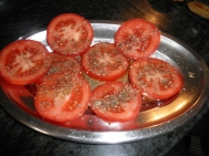 Los tomates macerados