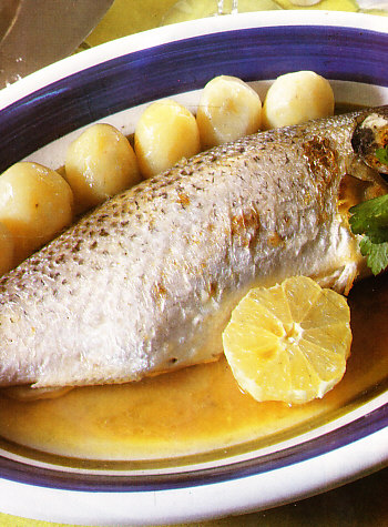 Lubina al horno