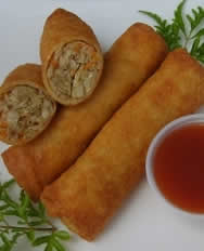 Lumpias o rollitos primavera
