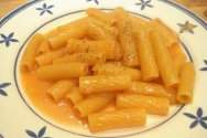 Macarrones al azafrán