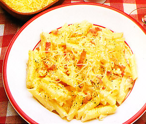 Macarrones carbonara