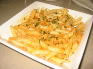 Macarrones con bacalao