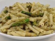 Macarrones con espárragos