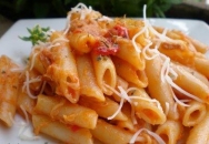 Macarrones con salsa de tomate