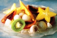 Macedonia de frutas con jarabe