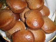 Magdalenas con chocolate
