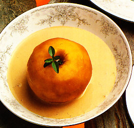 Manzana al coñac