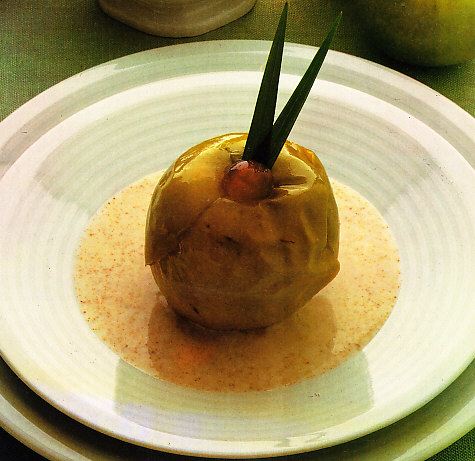 Manzanas a la crema