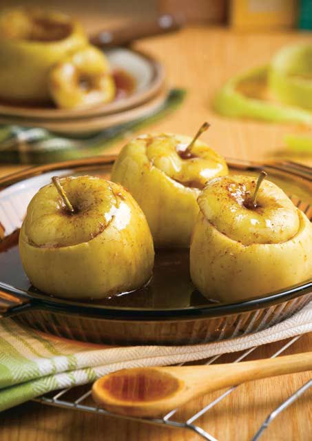 Manzanas al horno con canela