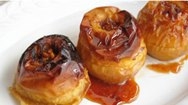 Manzanas asadas al jerez