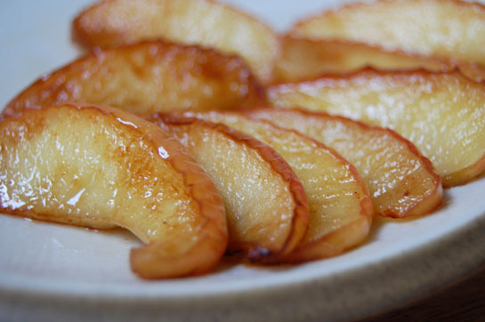 Manzanas fritas