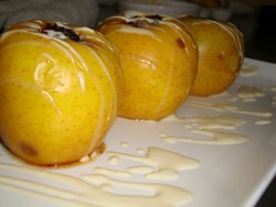 Manzanas rellenas al horno