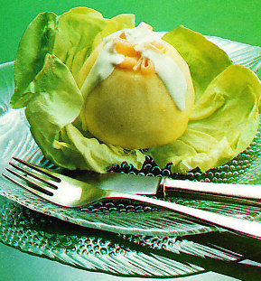 Manzanas rellenas de salmón