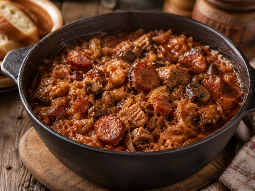 Bigos: El Estofado del Cazador Polaco