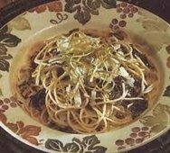 Caracoles con espaguetis