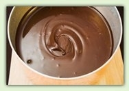 Crema de chocolate en polvo