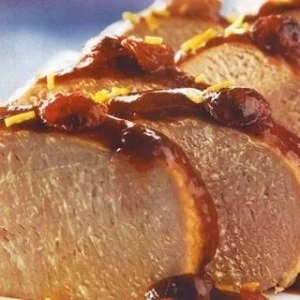 Filetes de cerdo con salsa barbacoa