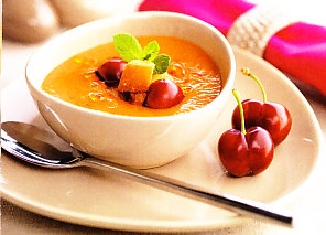 Gazpacho de cereza y tomate
