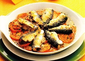 Gratinado de sardinas