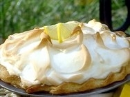 Lemon curd pie