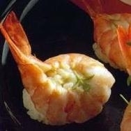 Nigiri - sushi con langostinos